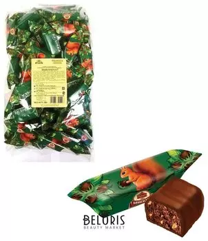 Конфеты шоколадные бабаевский "Белочка", 1000 г, пакет, бб11385