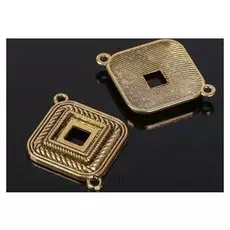 Коннектор (Набор 4шт), площадка 10*10мм, т197, цвет черненое золото