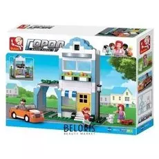 Конструктор 305 деталей Двухэтажный дом