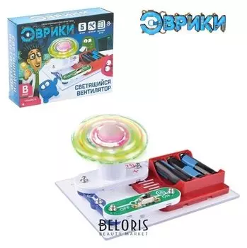 Конструктор электронный Светящийся вентилятор 5 деталей