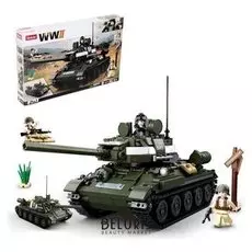 Конструктор армия «Боевой танк», 687 деталей