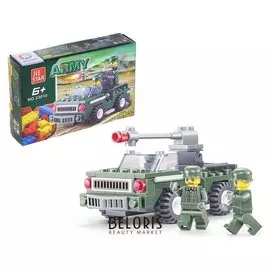 Конструктор армия «Штурмовой отряд», 104 детали