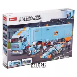 Конструктор автогонки «Грузовик сто», 1044 детали
