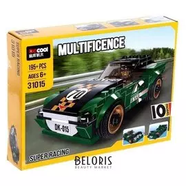 Конструктор блочный «Спорткар», 10 вариантов сборки