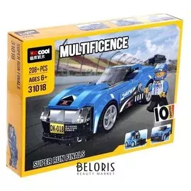 Конструктор блочный «Спорткар», 10 вариантов сборки