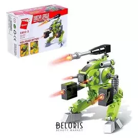 Конструктор «Боевой робот», 75 деталей