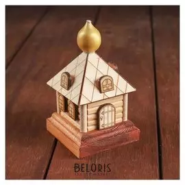 Конструктор деревянный «Деревенька.часовня большая»