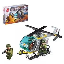 Конструктор Десантный вертолёт 124 детали