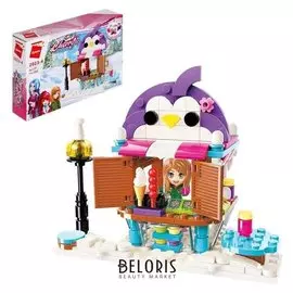 Конструктор девчонки «Ледовая горка», 1 минифигура и 140 деталей