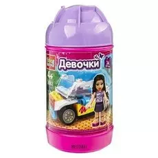 Конструктор Девочка с машинкой 34 детали