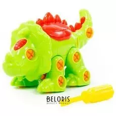 Конструктор-динозавр Трицератопс