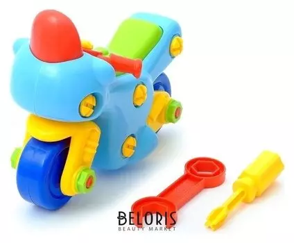 Конструктор для малышей Мотоцикл 27 деталей