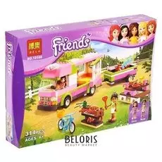 Конструктор Домик на колёсах 314 деталей