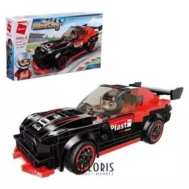 Конструктор гонки «Спорткар», 1 минифигура и 185 деталей