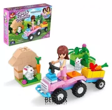 Конструктор город мечты «Квадроцикл», 86 деталей