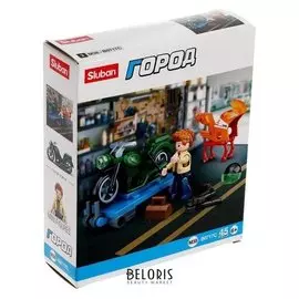 Конструктор город «Ремонт байка», 45 деталей