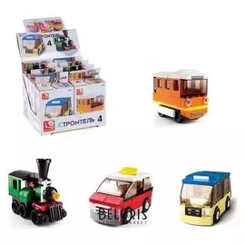 Конструктор Городской транспорт 59 деталей