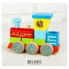 Конструктор-каталка Паровоз