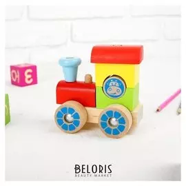 Конструктор-каталка Паровозик