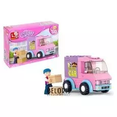 Конструктор Курьерская машина 102 детали