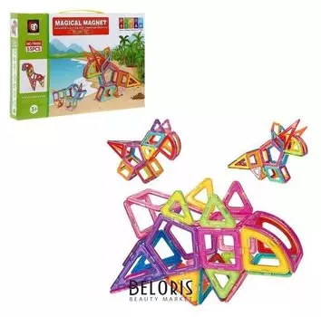 Конструктор магнитный «Магический магнит», 55 деталей