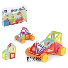 Конструктор магнитный «Мини-магический магнит: машинка спорт», 38 деталей