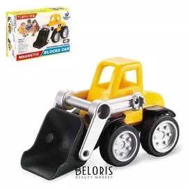 Конструктор магнитный Погрузчик 6 деталей