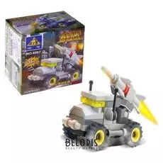 Конструктор Машина с ракетой 35 деталей