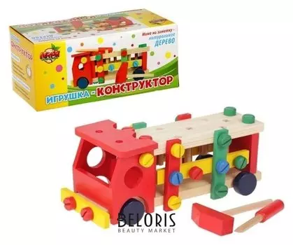 Конструктор Машинка с отверткой и молотком