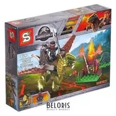 Конструктор Мир динозавров, 109 деталей