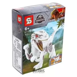 Конструктор Мир динозавров, 12 деталей