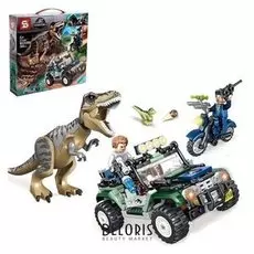 Конструктор Мир динозавров, 305 деталей