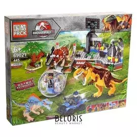 Конструктор Мир динозавров, 445 деталей