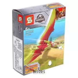 Конструктор Мир динозавров, 8 деталей