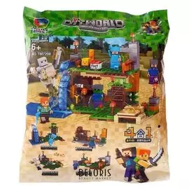 Конструктор Мой мир, 79 деталей, 4 варианта сборки