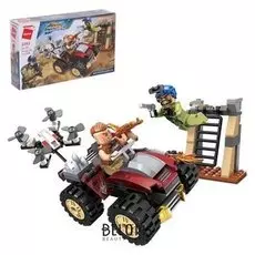 Конструктор Нападение на джип 128 деталей