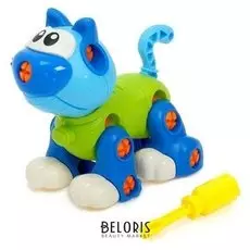 Конструктор отвёрточный «Кошечка», 43 детали с отвёрткой