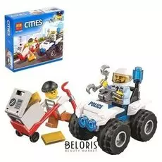 Конструктор Полицейский квадроцикл 59 деталей