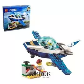 Конструктор Полицейский самолёт 66 деталей