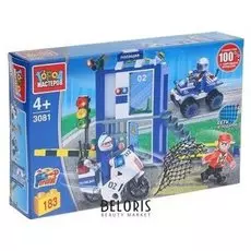 Конструктор «Полицейский участок» с фигурками, 183 детали