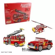 Конструктор Пожарная техника 3 в 1