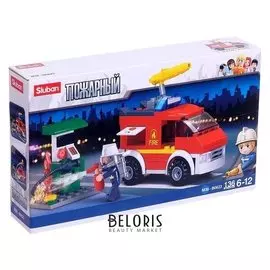 Конструктор Пожарный фургон 136 деталей