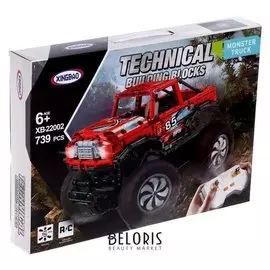 Конструктор радиоуправляемый «Бигфут пикап», 739 деталей