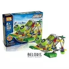 Конструктор-робот Лягушка работает от батареек 118 деталей