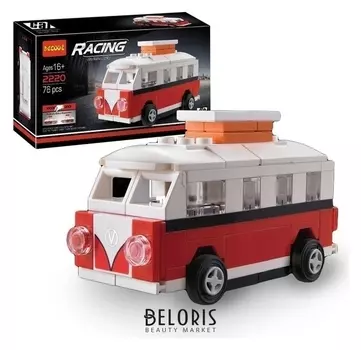 Конструктор с инерционным механизмом Гонки 57 деталей