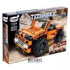 Конструктор с инерционным механизмом Тачка 200 деталей