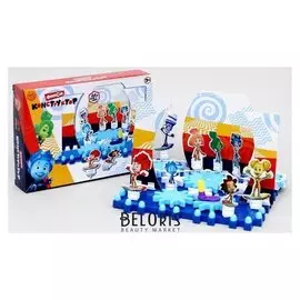 Конструктор-шестеренки с декорациями фиксики