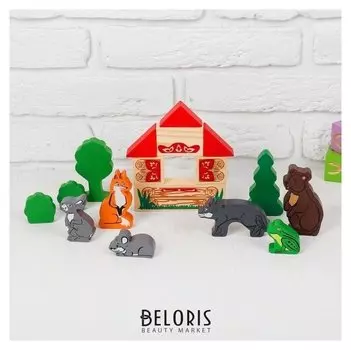 Конструктор Сказки Теремок 17 элементов