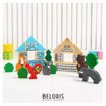 Конструктор Сказки Зайкина избушка 24 элемента