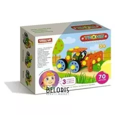 Конструктор Техно» Бульдозер 70 деталей